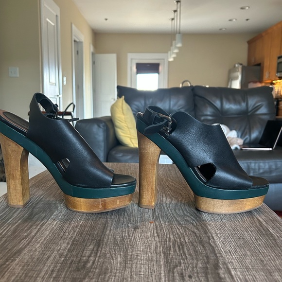 2012 MARNI at H&M Plateau Platform Slingback Sandals - Picture 4 of 4